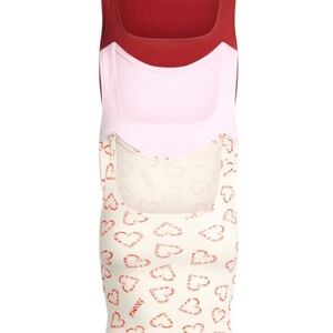 SKIMS COTTON RIB TANK 3-PACK MARBLE CANDY MULTI / M Qty: 1